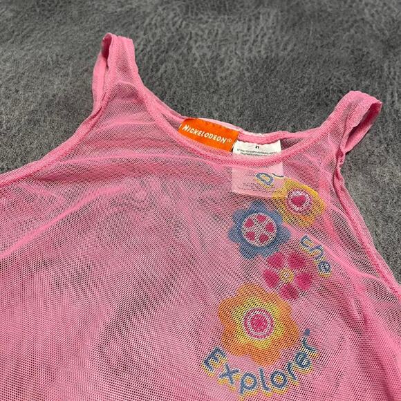Girls y2k dora mesh tank top - Picture 3 of 5